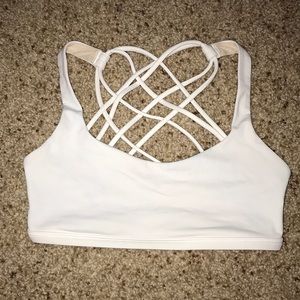 Strappy Lululemon sports bra